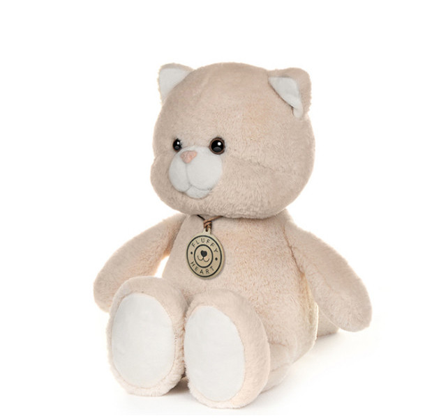 Мягкая игрушка Fluffy Heart Котенок Fluffy Heart, 35 см мягкая игрушка fluffy heart котенок 35 см