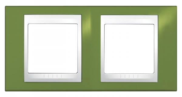 

Рамка Schneider Electric Unica 3-ая горизонтальная Хамелеон Индиго/Бежевая