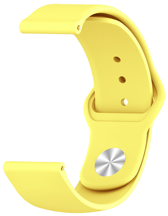 

Ремешок Nuobi Original для Xiaomi, Huawei, Samsung, Garmin 20 мм Yellow