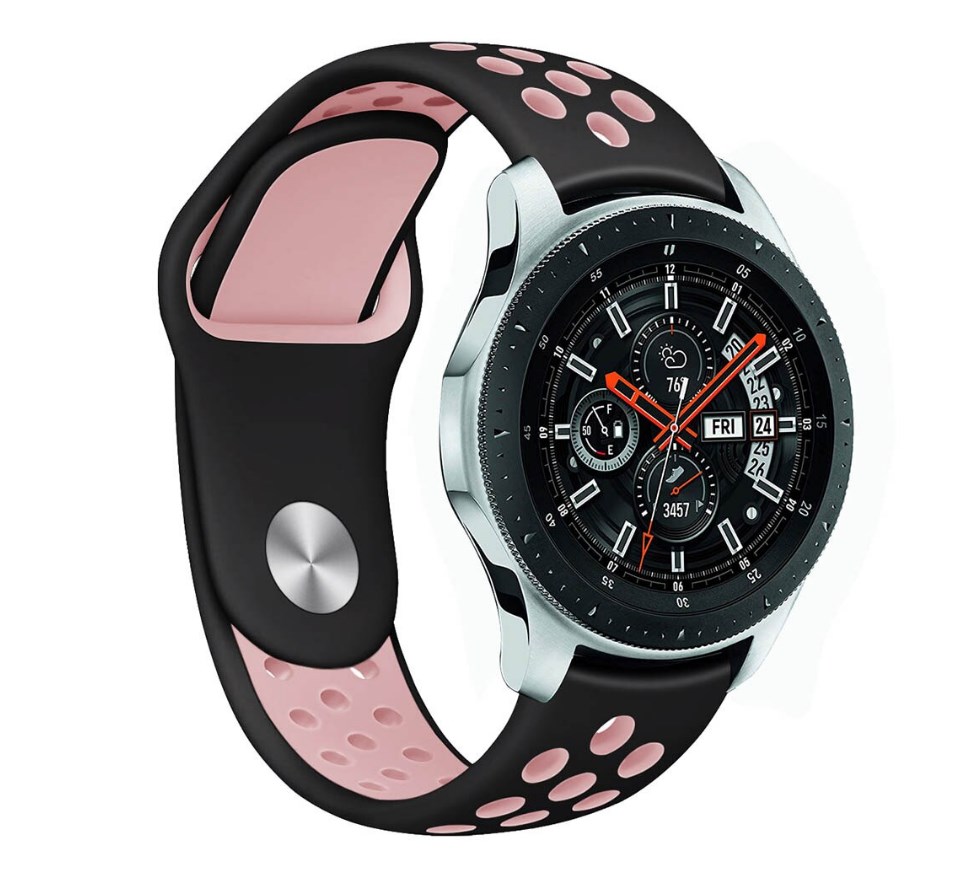 

Ремешок Nuobi Sport ver.1 для Xiaomi, Huawei, Samsung, Garmin 20мм Black/Pink