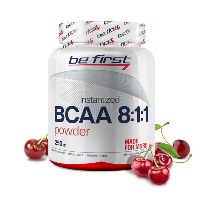 Be First Instantized Power Strong 8:1:1 BCAA 250 г, вишня