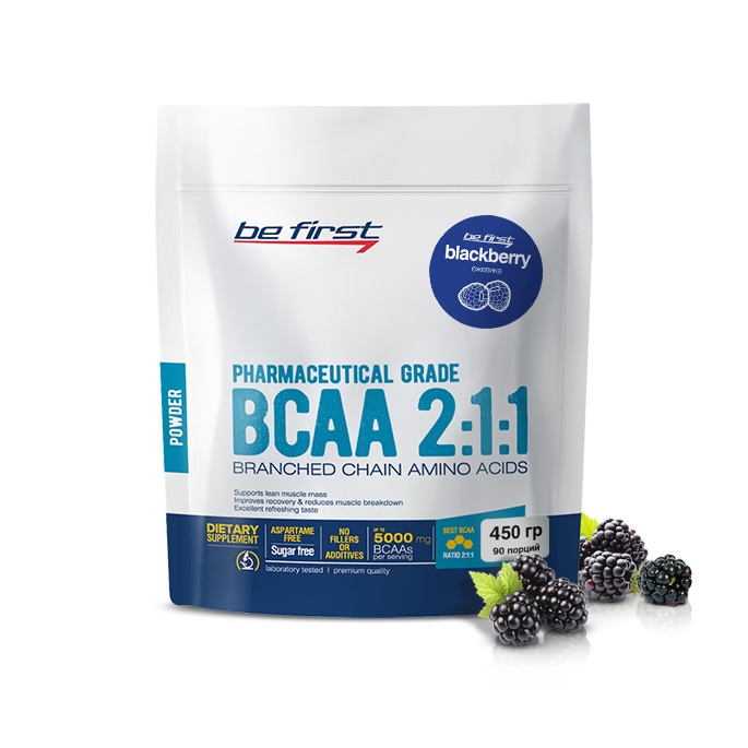 фото Be first bcaa powder 450 г ежевика