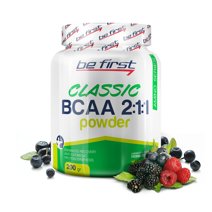 фото Be first bcaa classic powder 200 г лесные ягоды