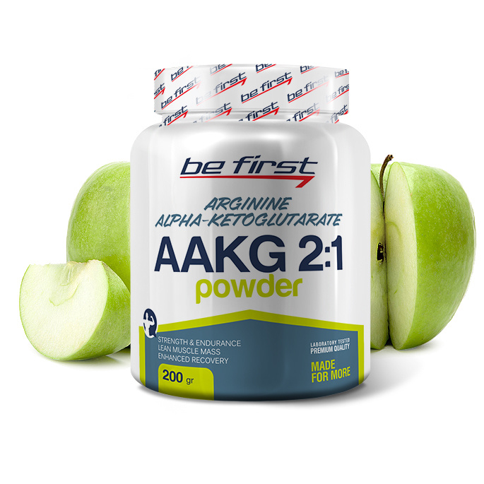 AAKG Powder 2:1 Be First, 200 г, apple