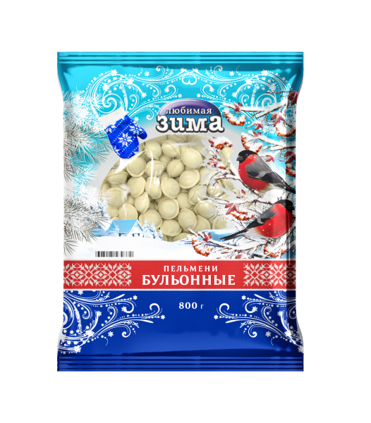 

Пельмени Любимая зима бульонные 800 г