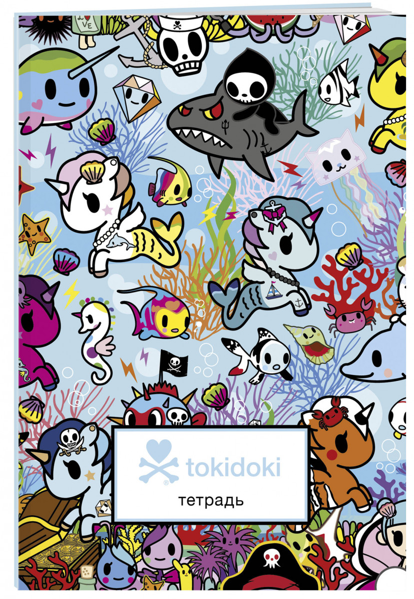 

Тетрадь общая в клетку Эксмо tokidoki, 40 л., 1 шт.