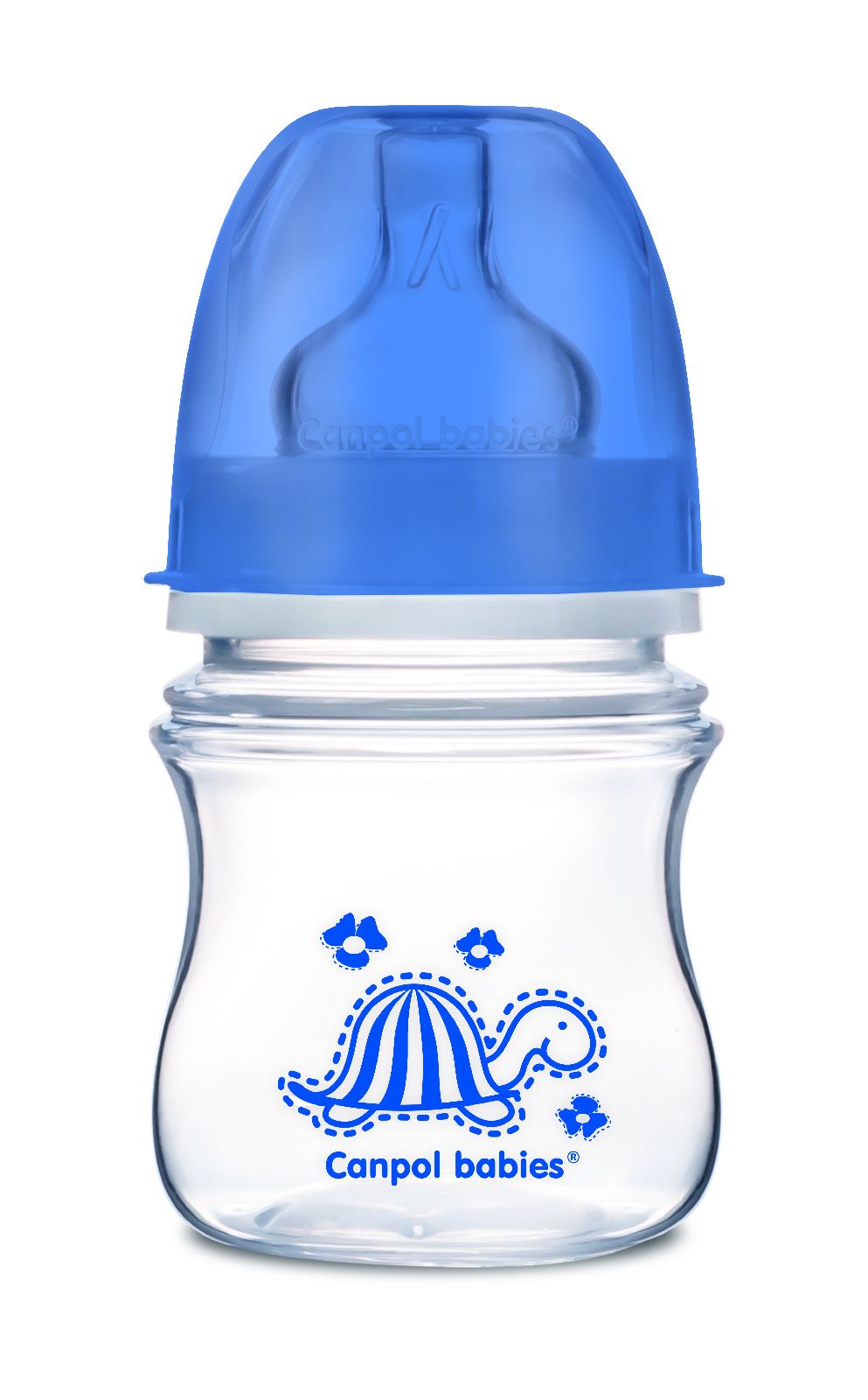 фото Бутылочка canpol easystart animals антиколиковая pp 3+ 120 мл синий canpol babies