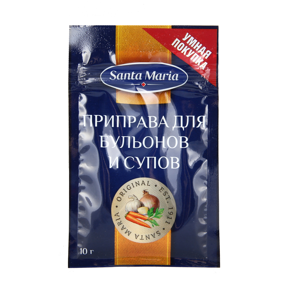 

Приправа Santa Maria для бульонов и супов 10 г