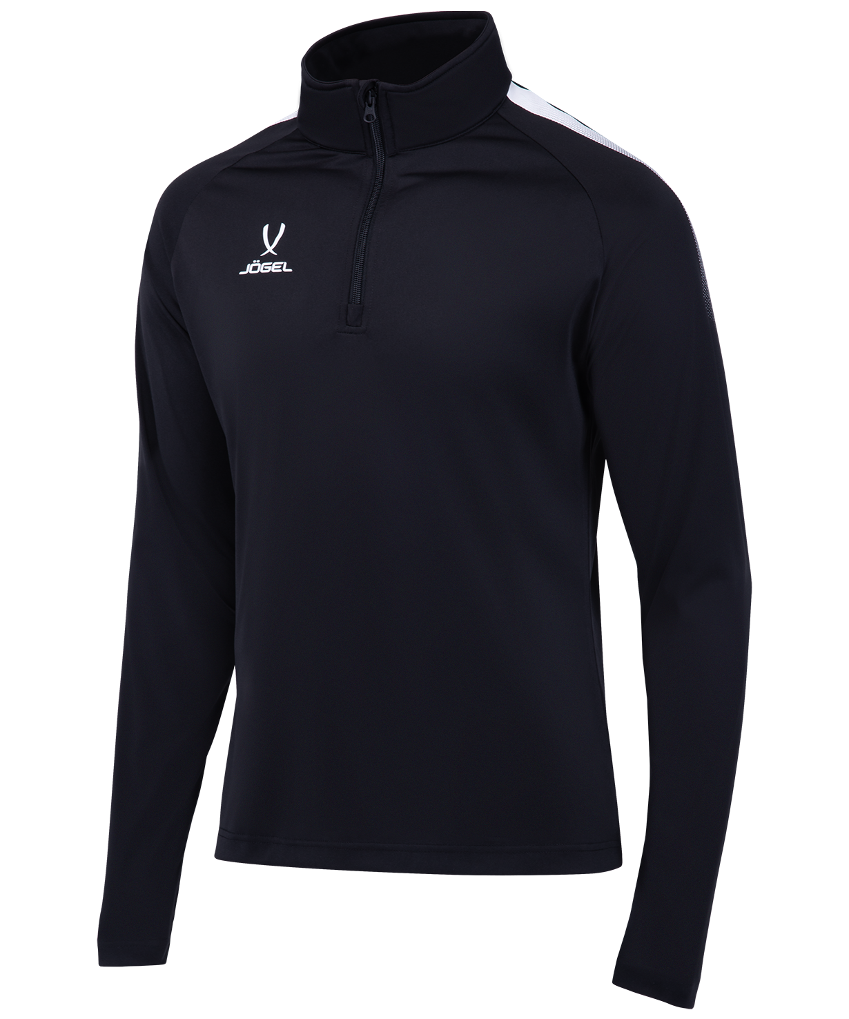 Джемпер тренировочный детский Jogel CAMP Training Top 1/4 Zip, черный - YS