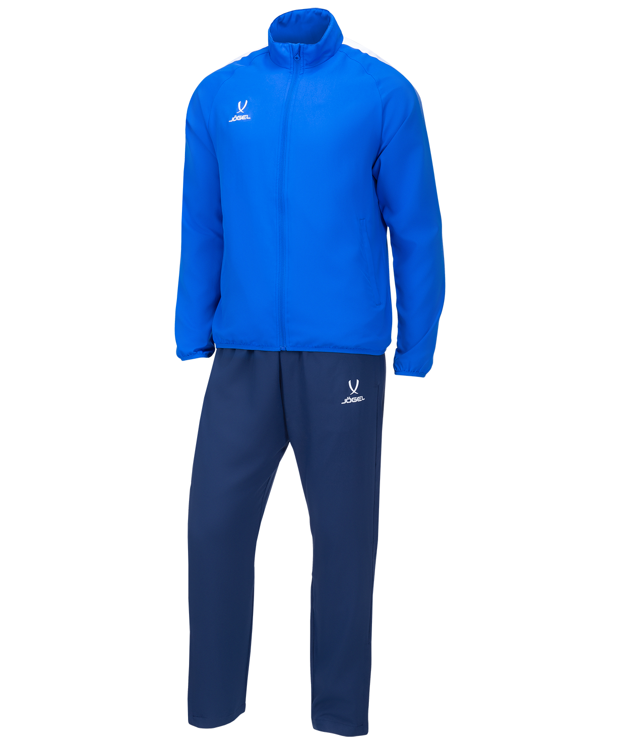 фото Костюм спортивный jögel camp lined suit синий-белый xs jogel