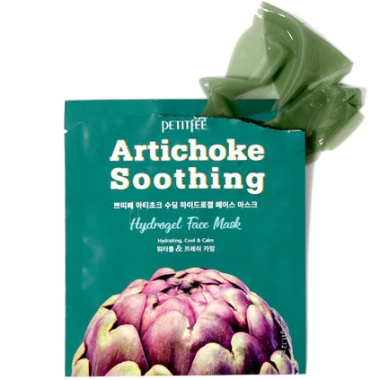 Набор гидрогелевых масок для лица с артишоком Artichoke Soothing Hydrogel Face Mask reheated cabbage