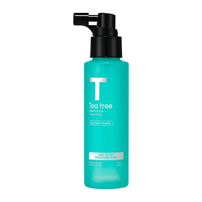 фото Тоник для ухода за кожей головы с маслом чайного дерева tea tree scalp care tonic 100 мл holika holika