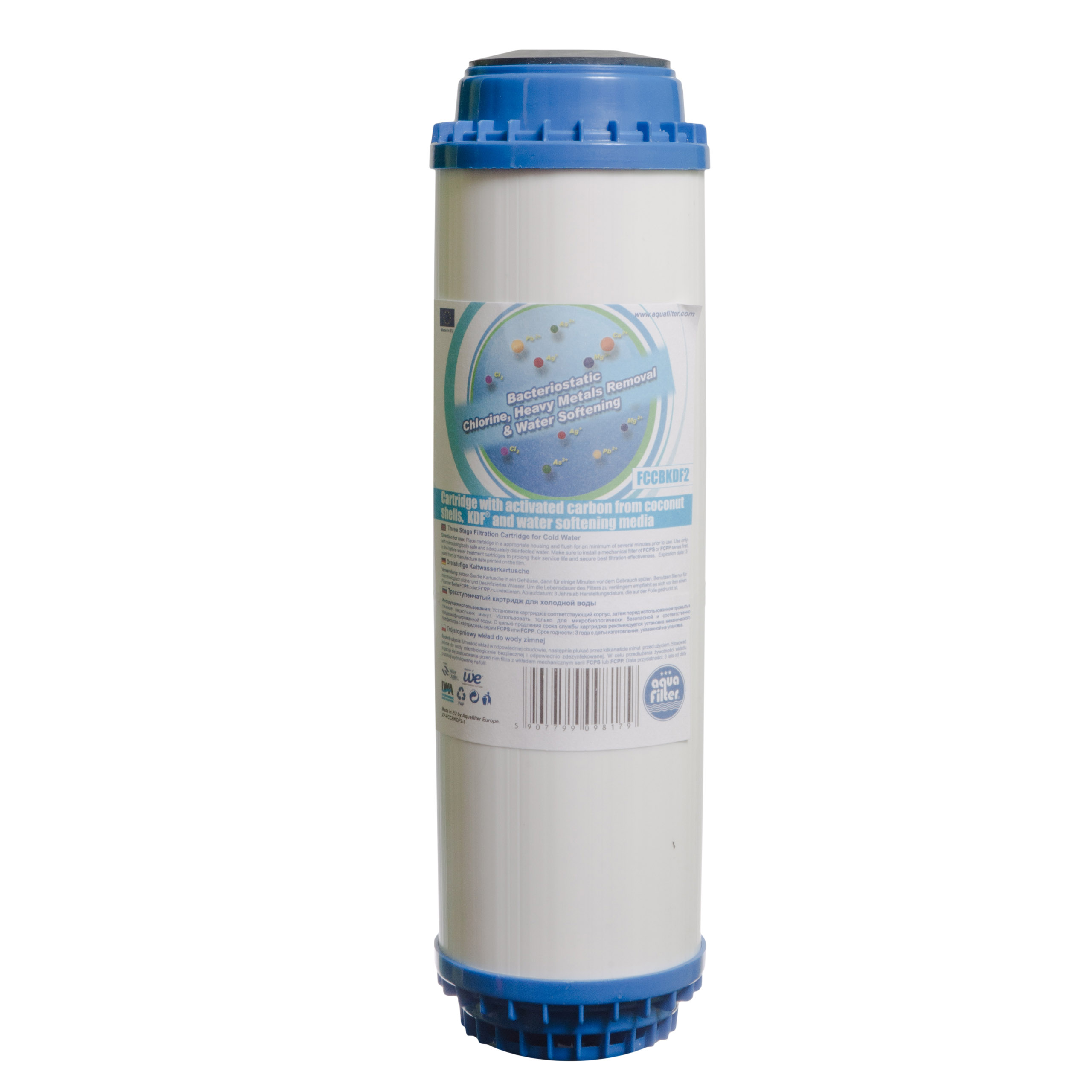 

Картридж угольный, комбинированный 10SL Aquafilter FCCBKDF2, 670
