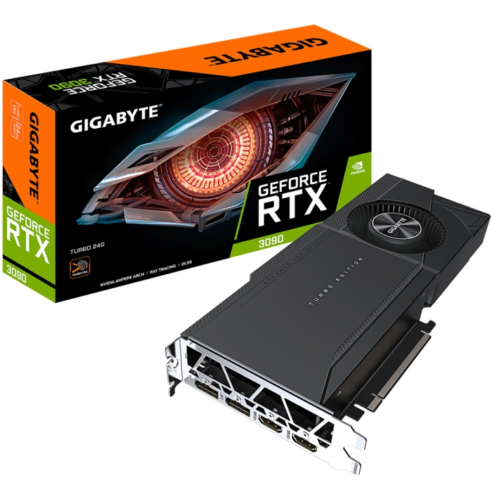 фото Видеокарта gigabyte geforce rtx 3090 turbo (gv-n3090turbo-24gd)