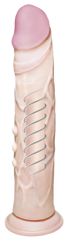 Фаллоимитатор без мошонки на присоске F LINE 24,5 см