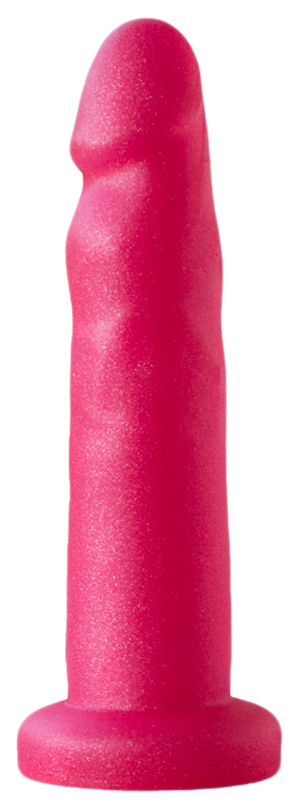 Розовый гелевый анальный фаллоимитатор 14,5 см