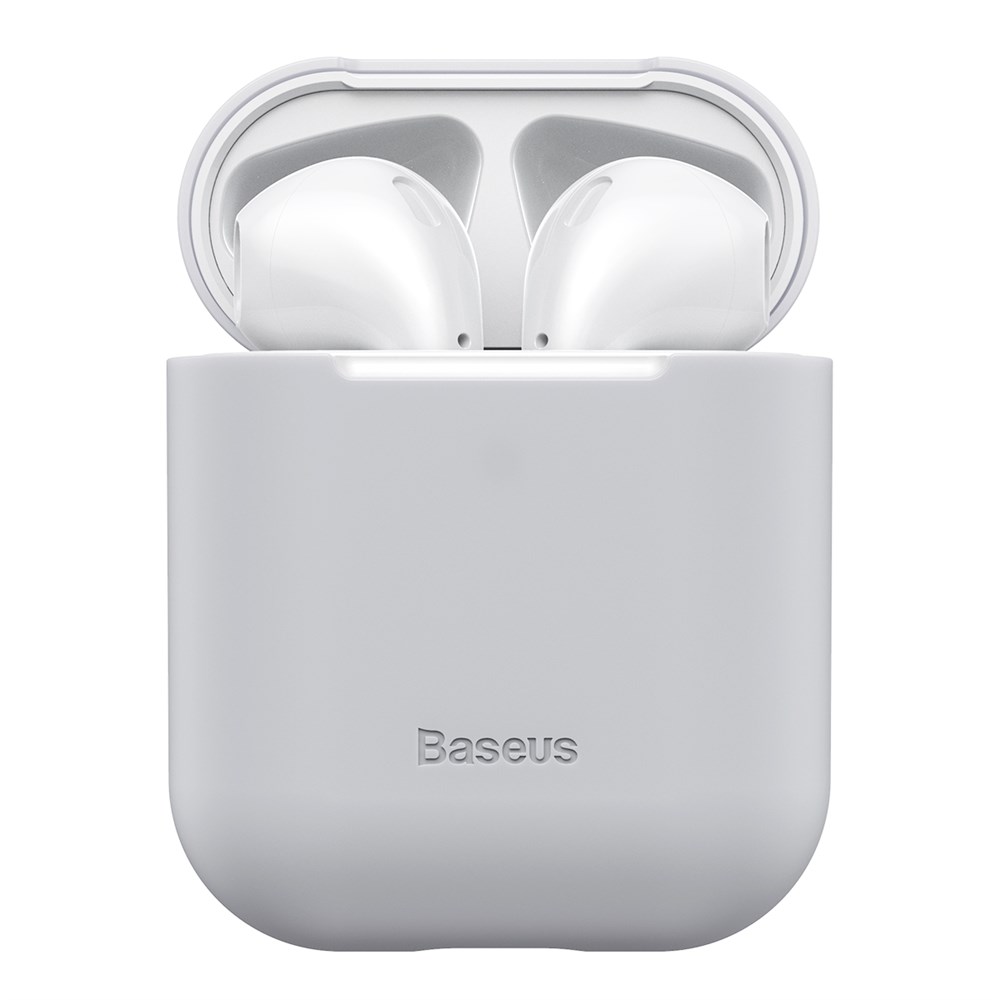 фото Чехол для airpods baseus ultrathin series silica gel protector grey