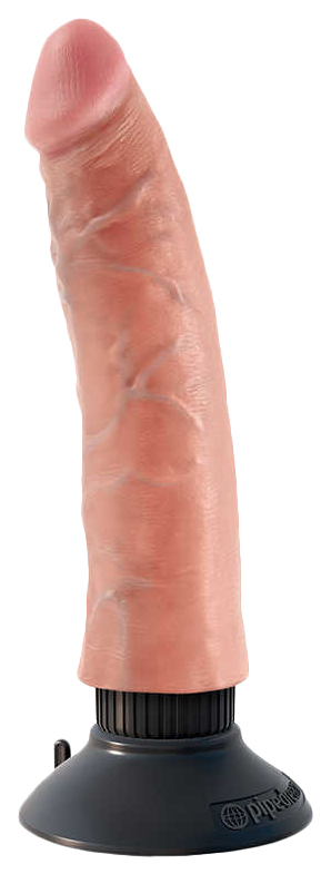 фото Вибромассажер телесного цвета 7 vibrating cock 20 см pipedream