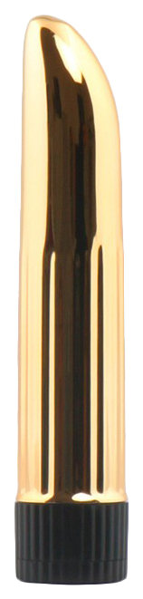 фото Золотистый многоскоростной вибромассажер lady finger 12 см dream toys