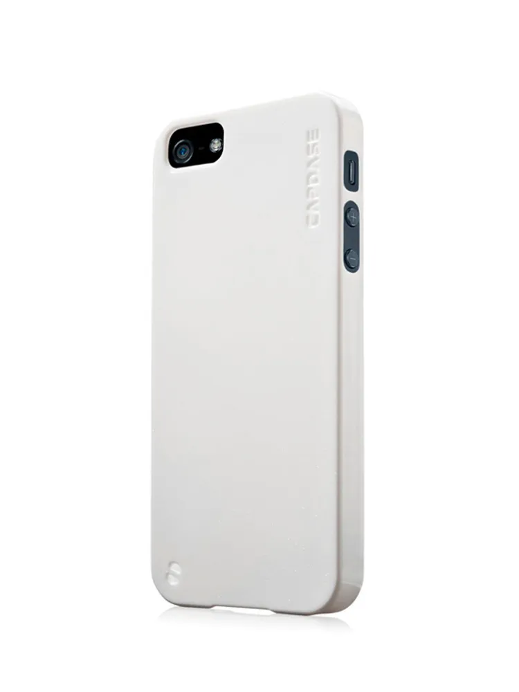 Силиконовый чехол с блестками CAPDASE Soft Jacket SPARKO для Apple iPhone 5/5S/SE белый