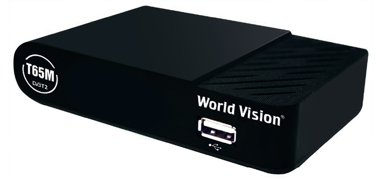 фото Dvb-t2 приставка world vision t65m black