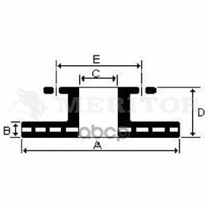 Тормозной диск MERITOR MBR5125