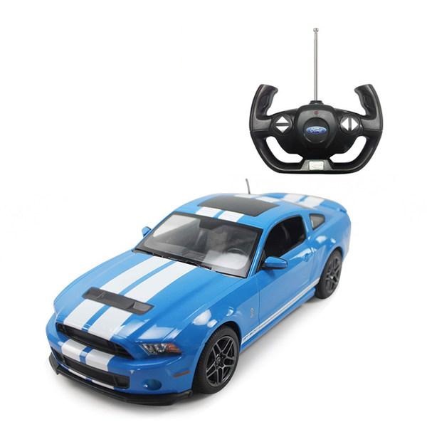 фото Rastar машина р/у 1:14 - ford shelby gt500, цвет синий