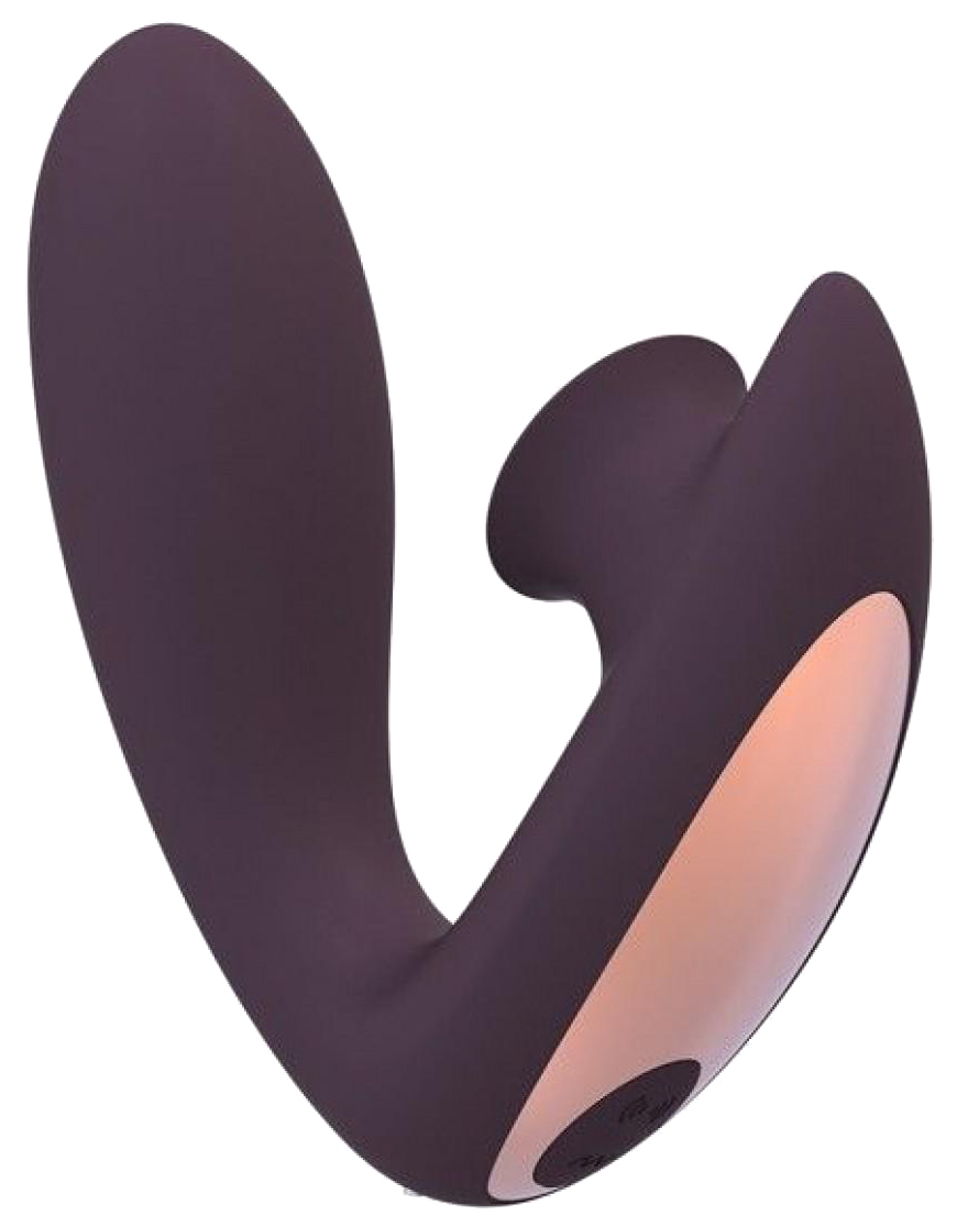 фото Фиолетовый вибратор для g-точки irresistible desirable с бесконтактной стимуляцией