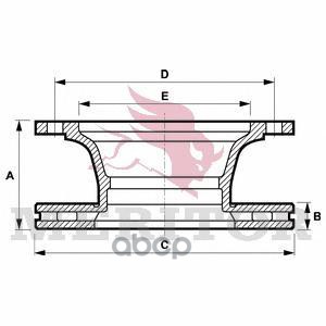 фото Диск тормозной meritor mbr2649