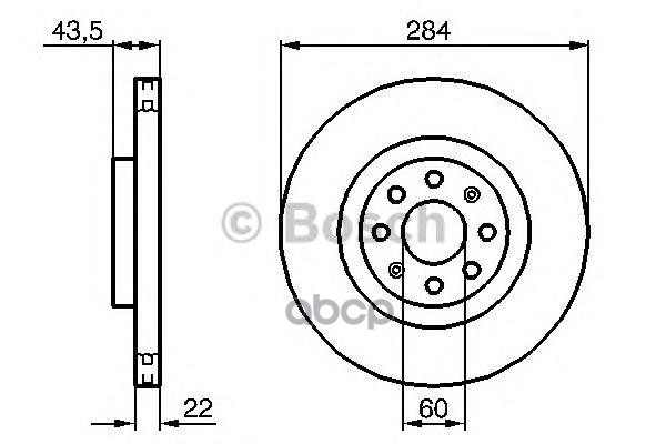 фото Диск тормозной bosch 0986479224