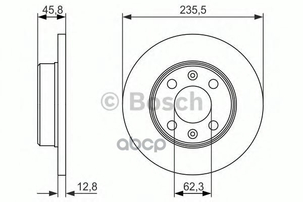 Диск тормозной BOSCH 0986479913