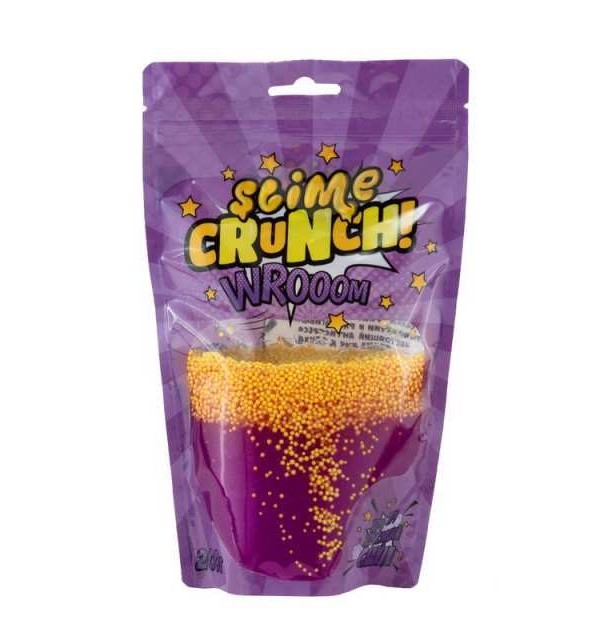 Слайм Волшебный мир Crunch-slime WROOM с ароматом фейхоа, 200 гр