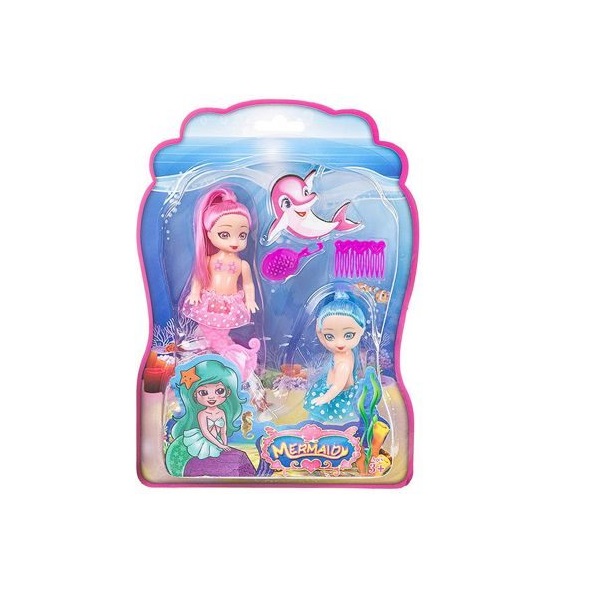 

Куклы Shenzhen Toys Русалочки с расческами, 2 шт.