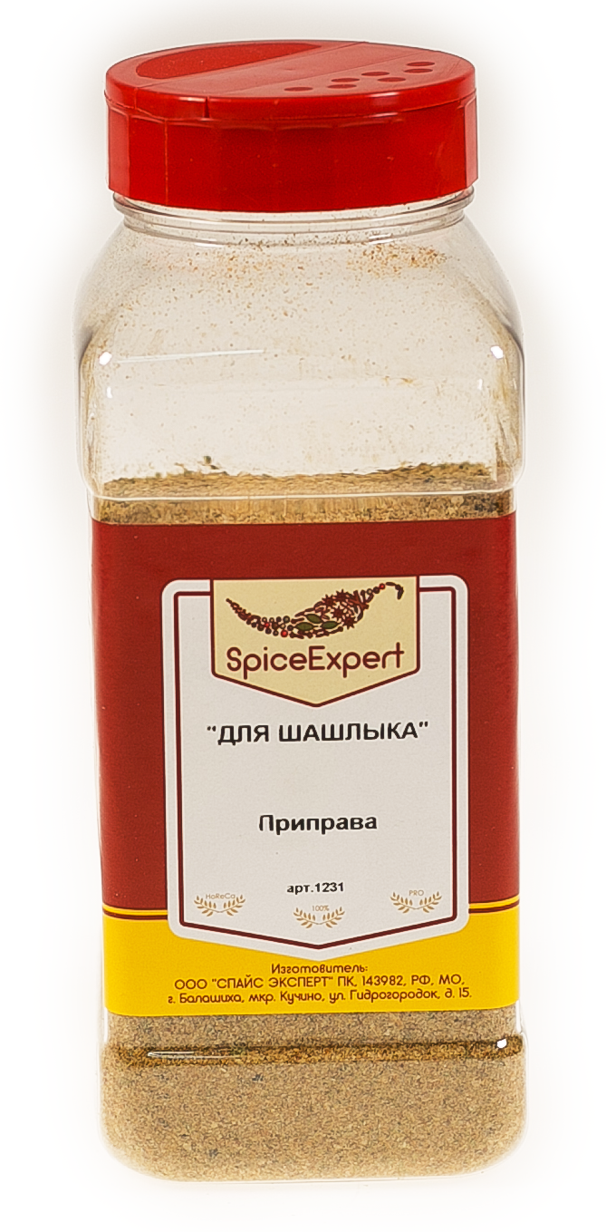 фото Приправа "для шашлыка" 500гр (1000мл) банка spicexpert spiceexpert