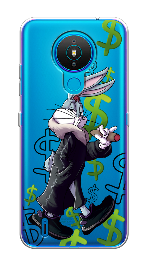 

Чехол на Nokia 1.4 "Rich Bugs Bunny", Зеленый;черный;голубой, 124550-6