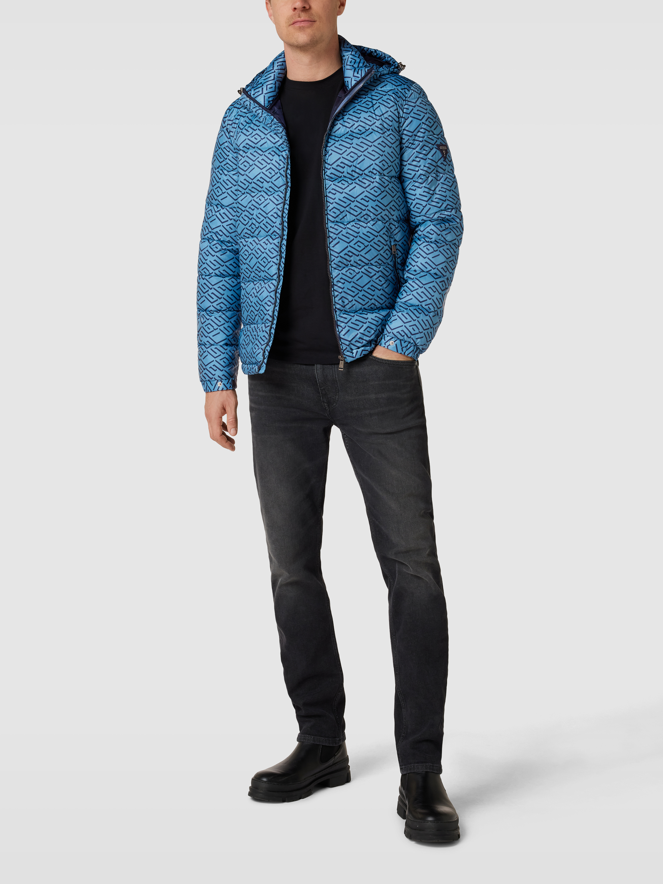 

Куртка мужская Guess 1715297 синяя L доставка из-за рубежа, Синий, 1715297