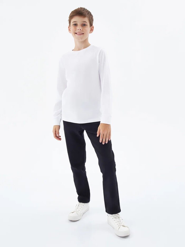 Фуфайка OVS для мальчиков, белая, 9-10 лет, 1814246 фуфайка трикотажная для мальчиков футболка