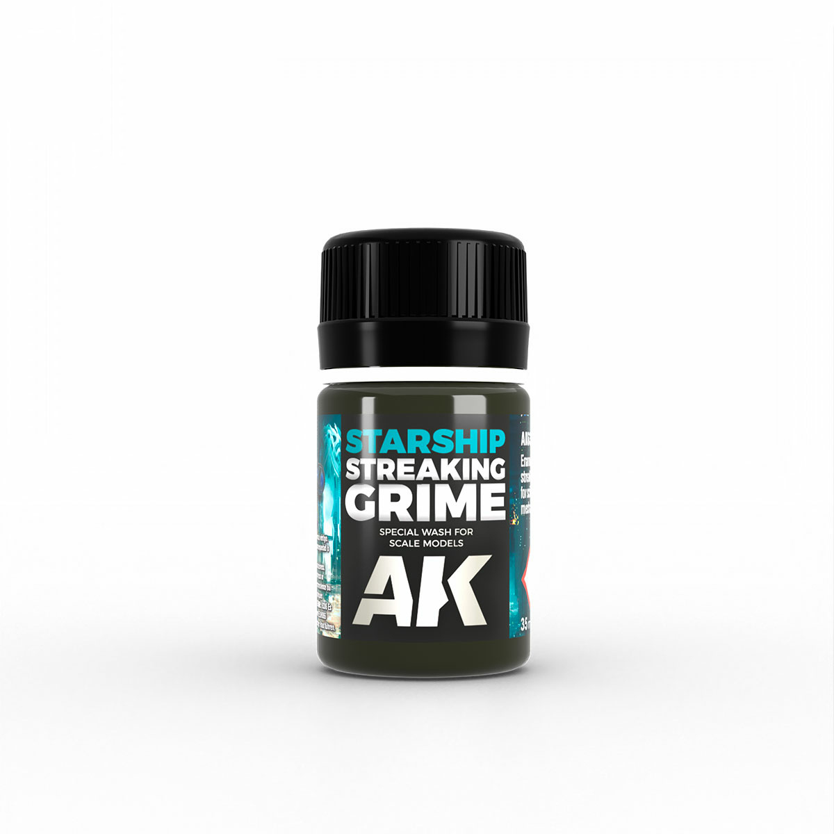 

Смывка AK Interactive Starship Streaking Grime Wash AK637, Полосы грязи на звёздолёте