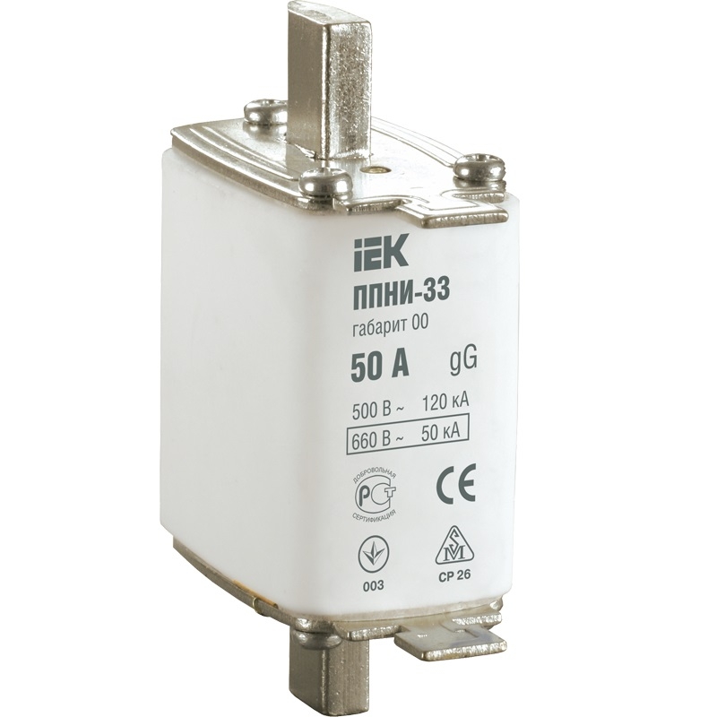 

Плавкая вставка IEK предохранителя ППНИ-33, габарит 0, 160А