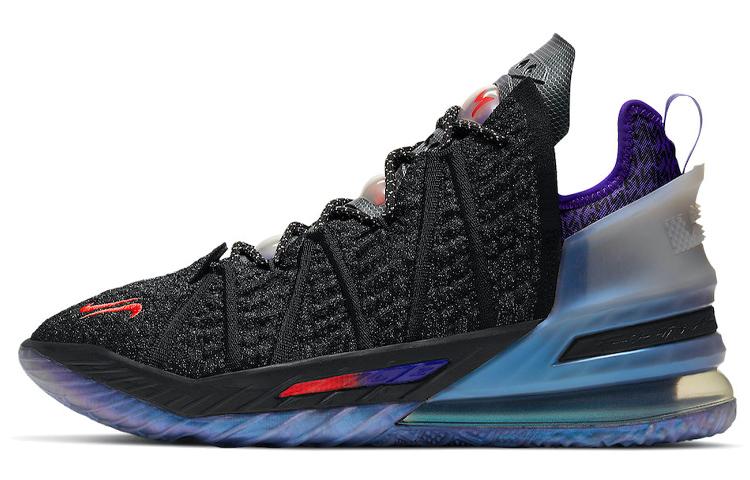 

Кроссовки унисекс Nike Lebron 18 TPU черные 40.5 EU, Черный, Lebron 18 TPU