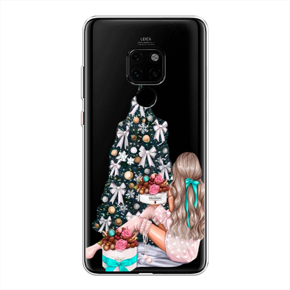 

Чехол на Huawei Mate 20 "New Year", Зеленый;бежевый;голубой, 66850-5