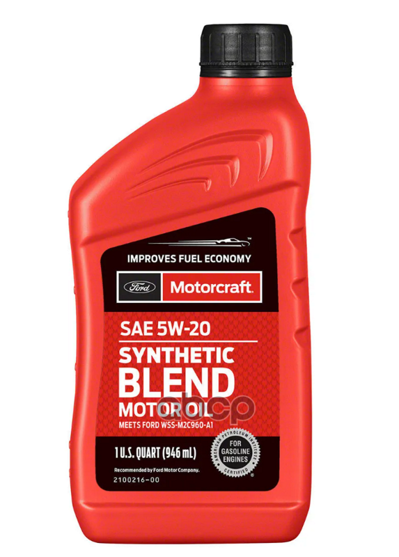 Моторное масло Ford Motorcraft Premium Synthetic Blend Motor Oil 5W-20 1Л арт XO5W20Q1SP