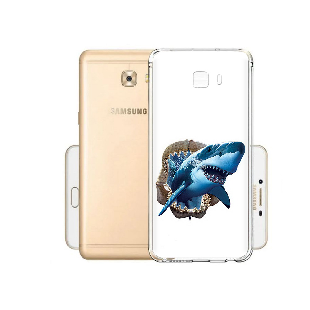 

Чехол MyPads Tocco для Samsung Galaxy C9 Pro челюсти, Прозрачный, Tocco