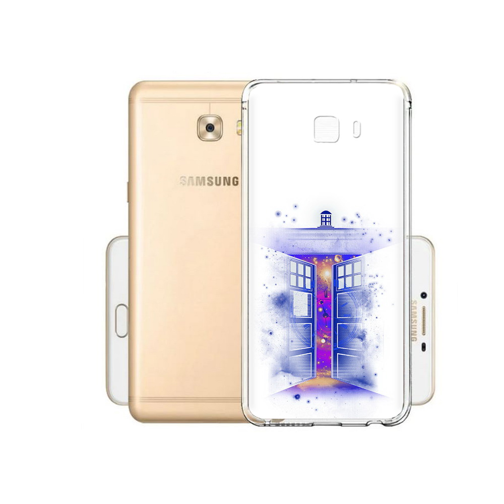 Чехол MyPads Tocco для Samsung Galaxy C9 Pro фиолетовый уголок абстракция