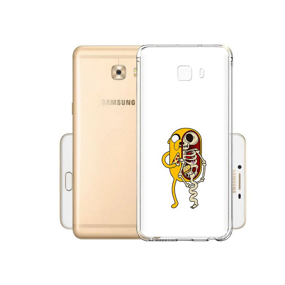 

Чехол MyPads Tocco для Samsung Galaxy C9 Pro Джейк скелет, Прозрачный, Tocco