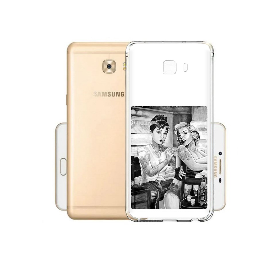 

Чехол MyPads Tocco для Samsung Galaxy C9 Pro тату мастер, Прозрачный, Tocco