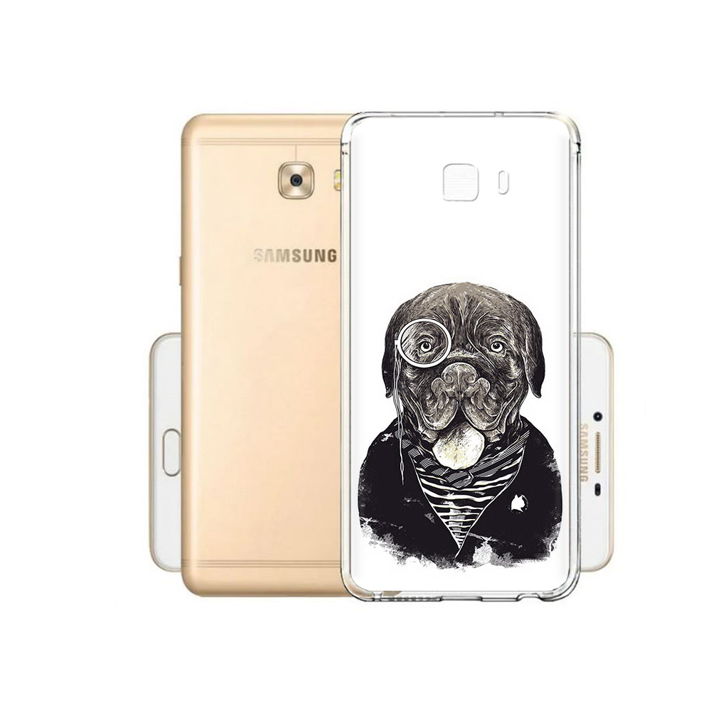 

Чехол MyPads Tocco для Samsung Galaxy C9 Pro солидный песик, Прозрачный, Tocco
