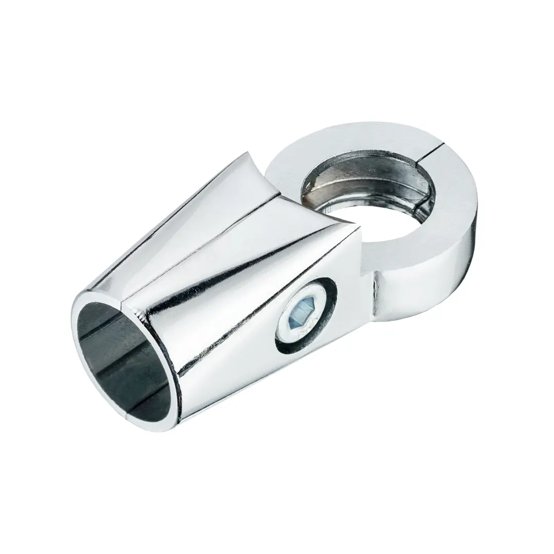 

Соединитель трех труб угловой регулируемый цвет хром, Серебристый;серый