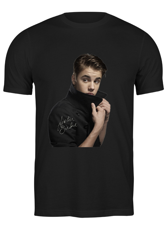 

Футболка мужская Printio Justin bieber черная 3XL, Черный, Justin bieber
