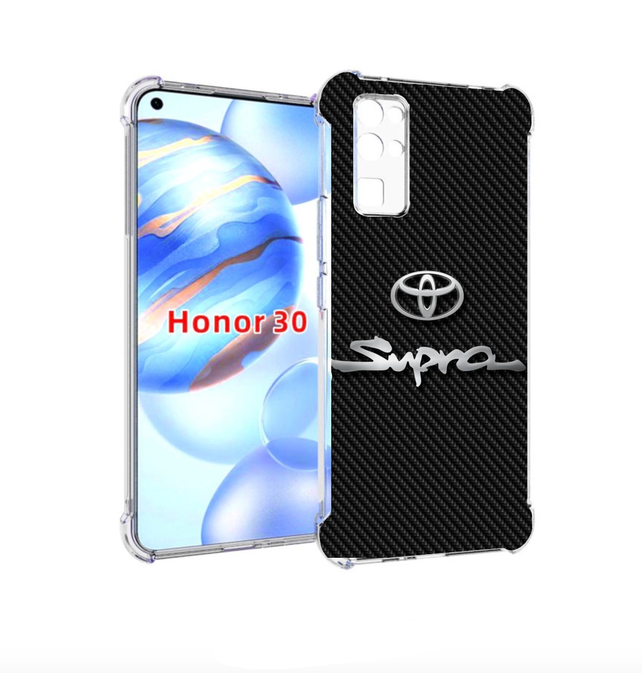 

Чехол бампер MyPads toyota тоиота 2 для Honor 30 (BMH-AN10) про, Прозрачный, Tocco
